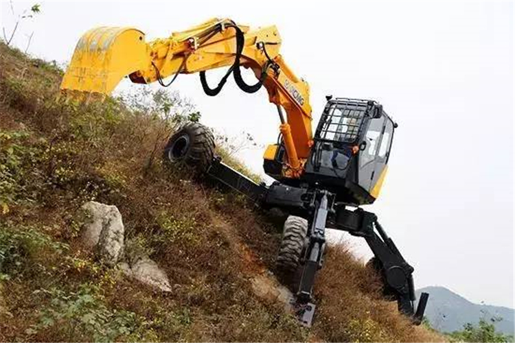 XCMG Official 10 Ton Small Wheel Excavator ET110 China Brand New Walking Excavator